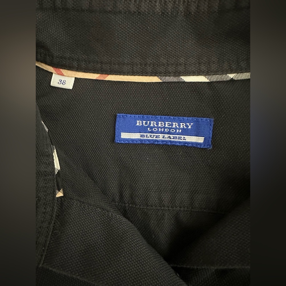 Burberry Blue Label Vintage Black Shirt - Picture 4 of 6